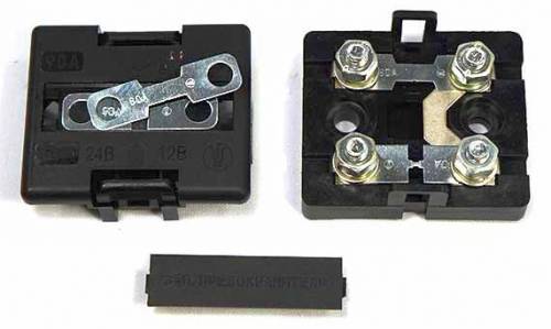 Блок предохр. сил. подкапотный ГАЗ 3302,2217,2705,3310 (на 2 предохр.60/40А) (пр-во Россия)