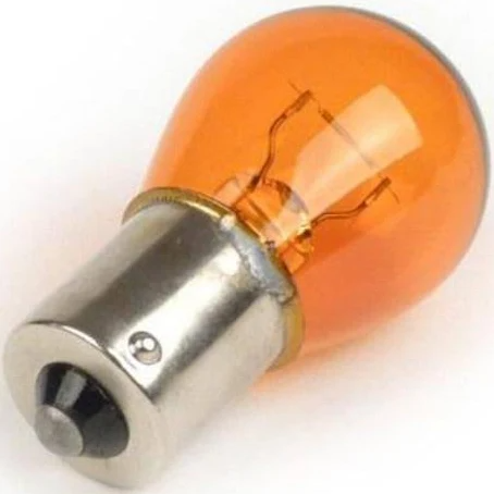 Лампа покажчиків поворотів і стоп-сигналів оранж. BA15s Amber 12V P21W <Tempest>