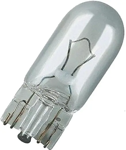 Лампа безцокольная к-т 2 штуки W5W/12V (пр-во PHILIPS)